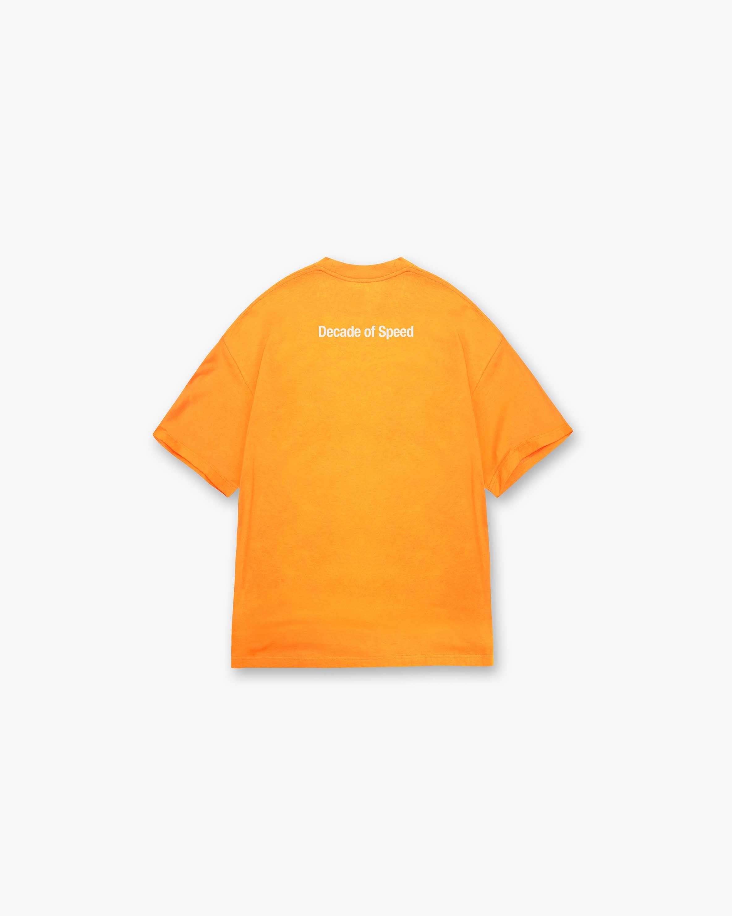Decade of Speed T-Shirt - Neon Orange
